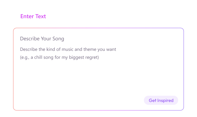 Enter Your Music Description