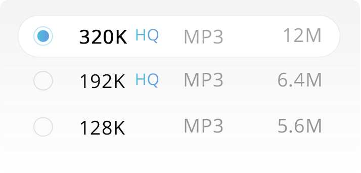 High Quality MP3 Download
