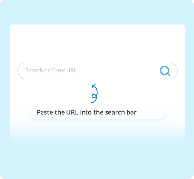 Type Keywords or Paste a URL