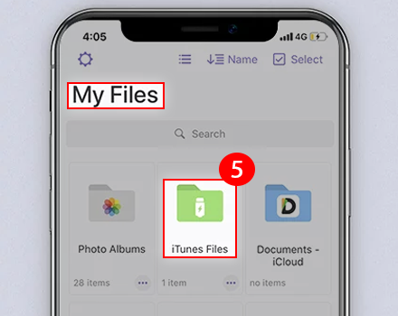 Music downloading in My Files