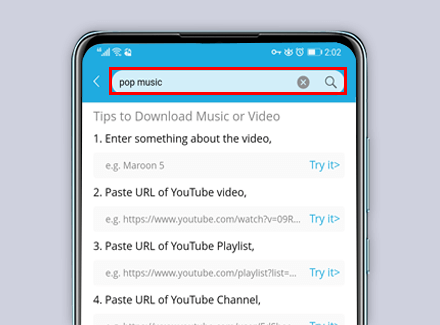DoremiZone app music searching