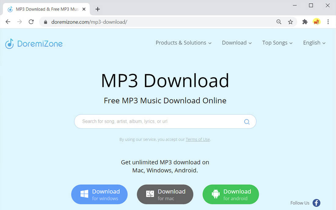 DoremiZone mp3 music download site