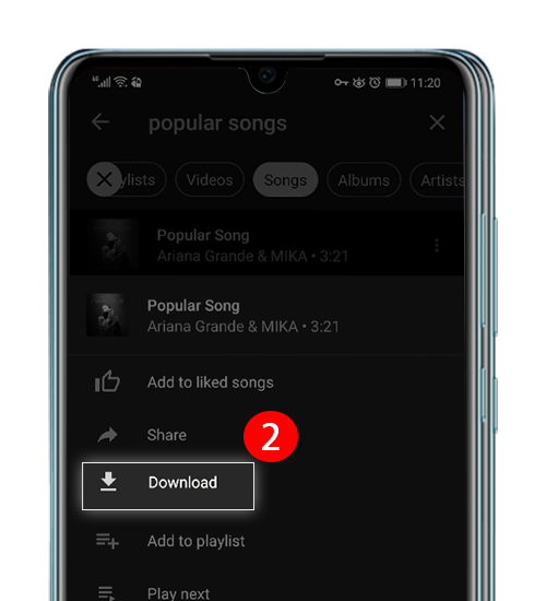YouTube Music downloading
