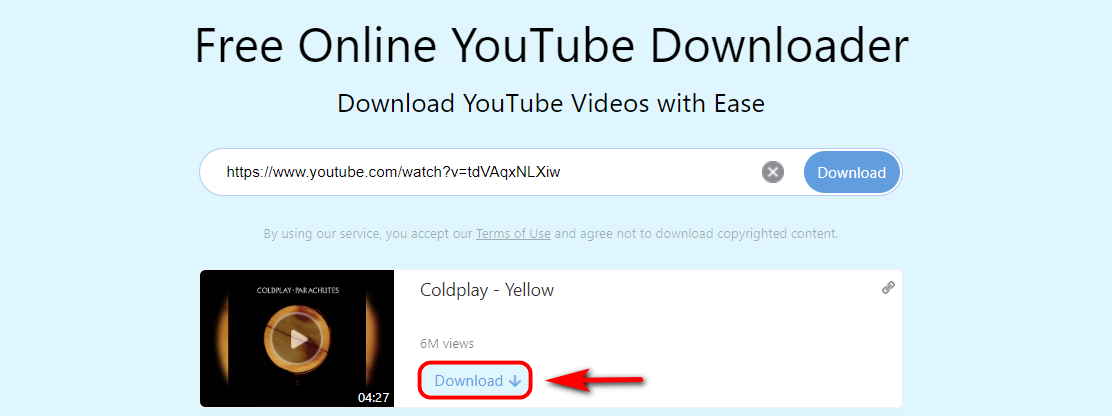 Hit the Download button