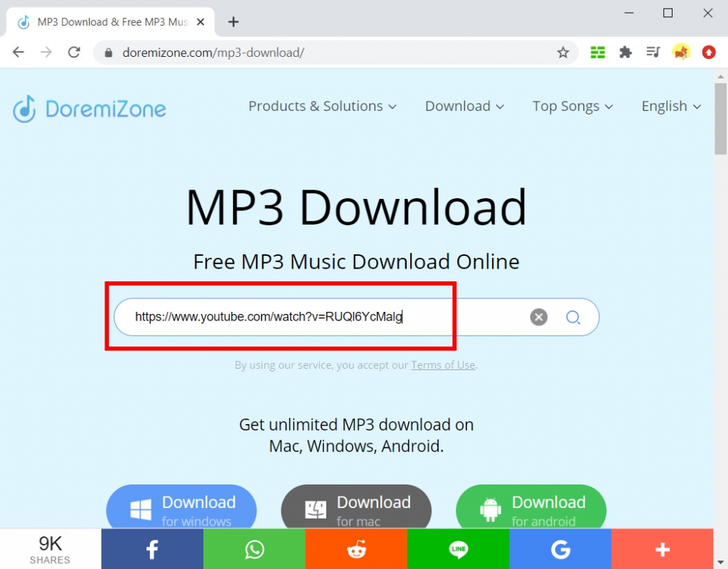 Baixador de MP3 DoremiZone