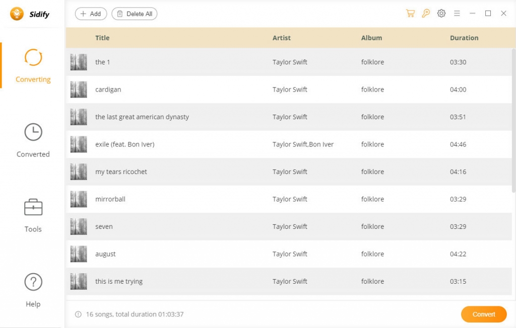 Descărcați lista de redare Spotify de pe computer