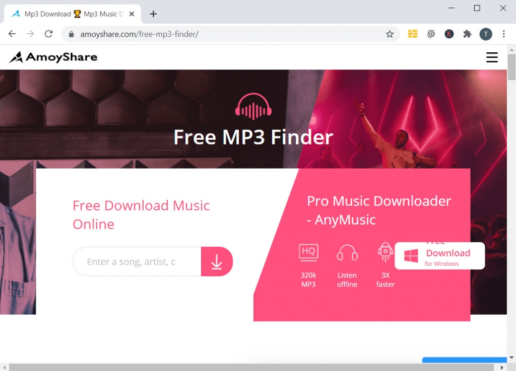 免費的MP3查找器