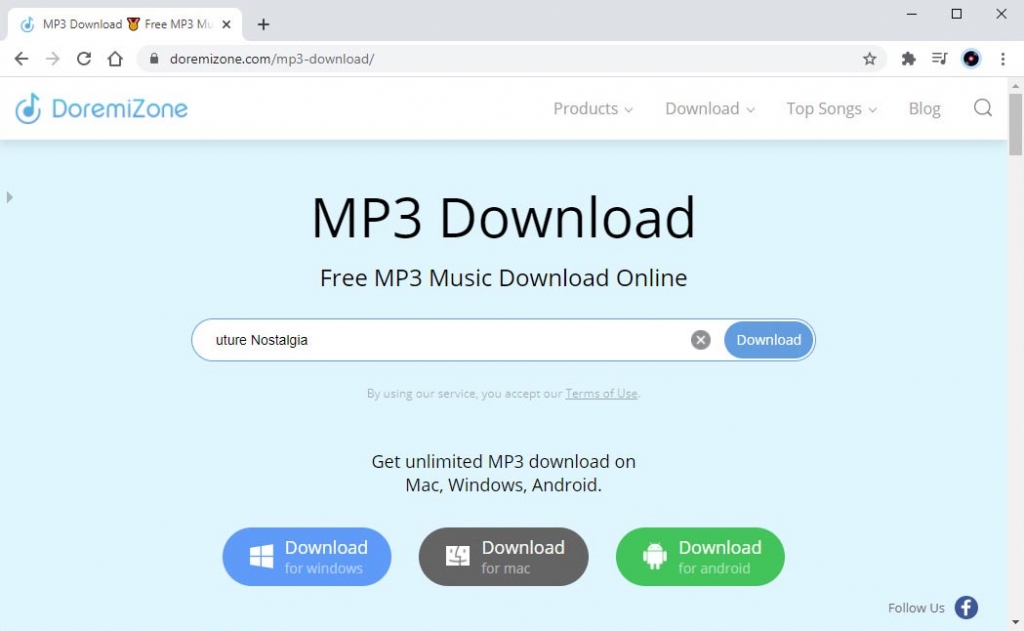 Pesquise o álbum no downloader de álbum online