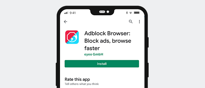 AndroidにAdblockブラウザをインストールする