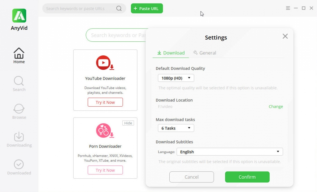 Configuratie instellen