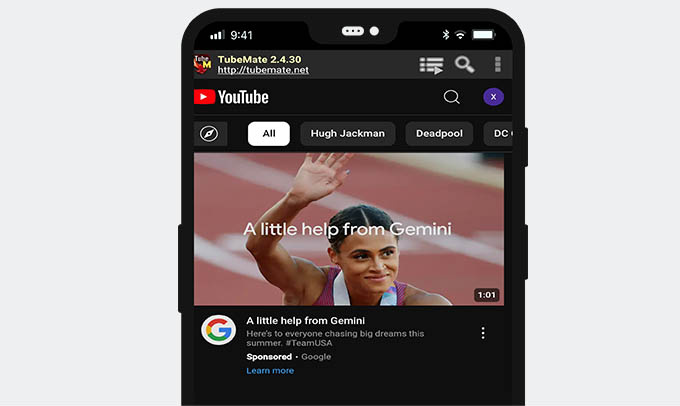 Alternativa a Snaptube: TubeMate